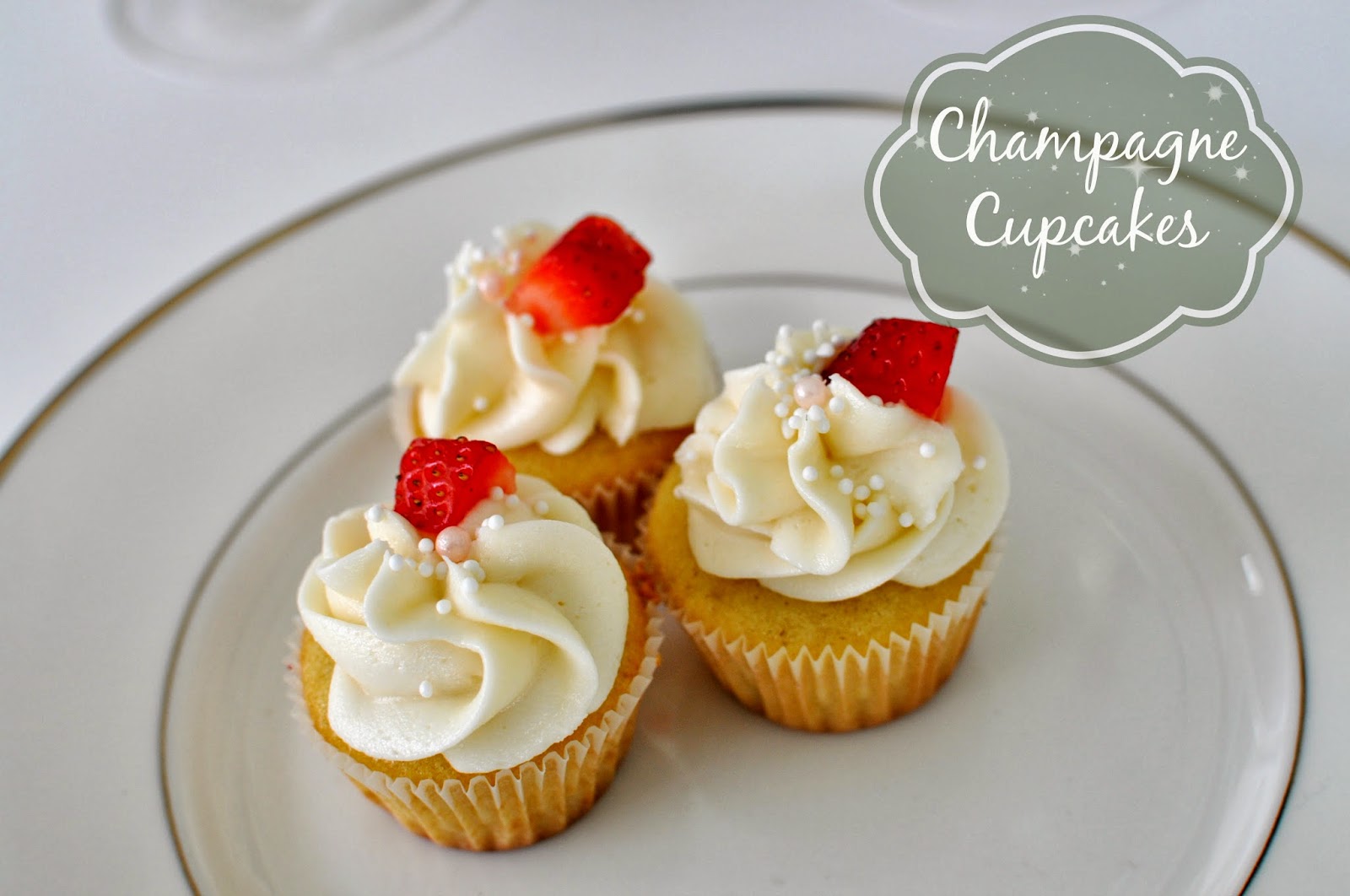 Champagne Cupcakes: