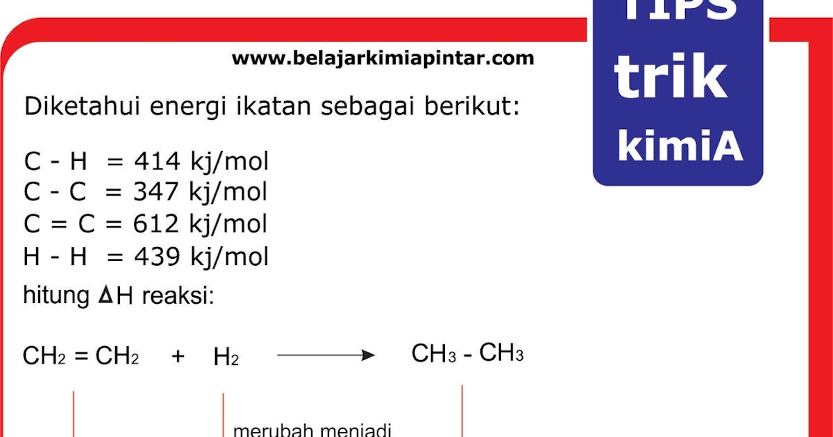 Contoh Soal Energi Ikatan
