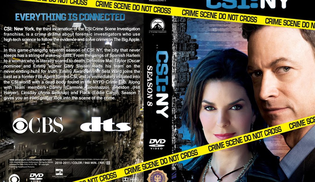 Minhas Capas: Capa DVD - CSI NY Season 8
