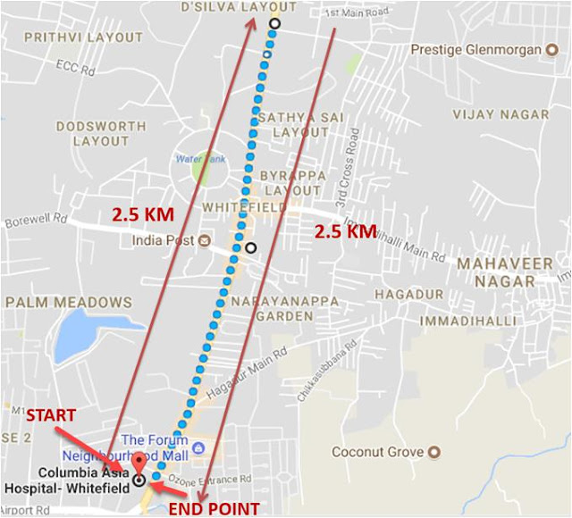 Columbia Asia Hospital, Whitefield to organize 5km & 10km Health Run in the city Columbia Asia Hospital, Whitefield to organize 5km & 10km Health Run in the city