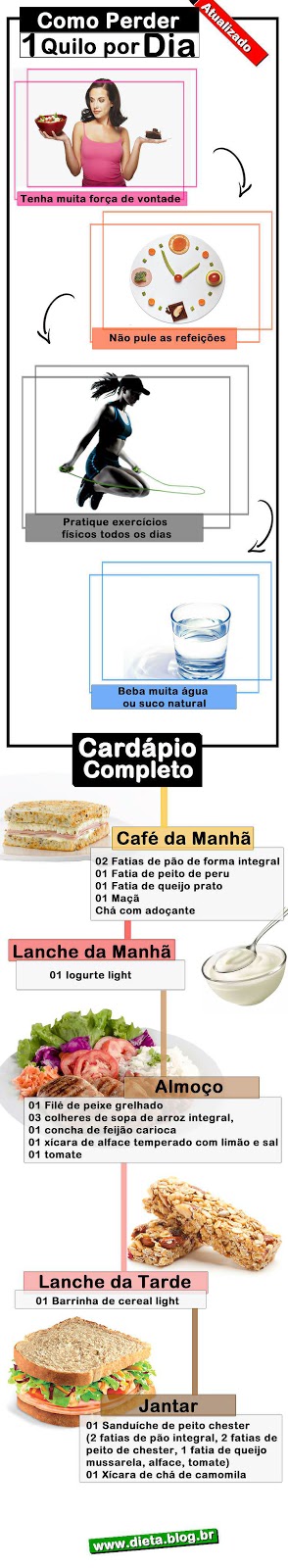 dieta para perder 1kg por semana