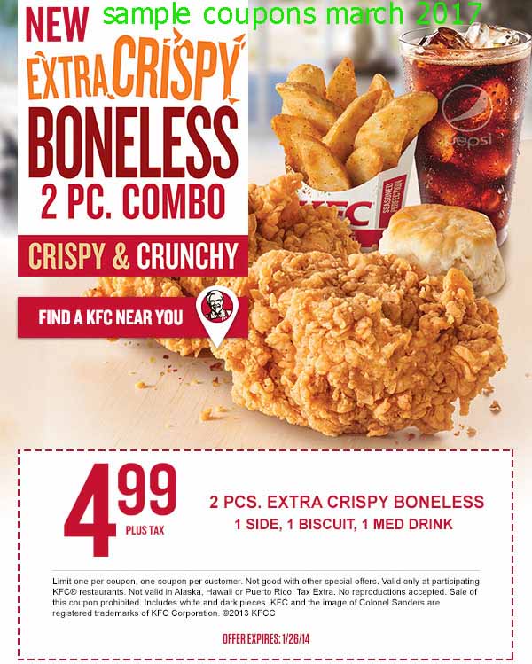 Free Promo Codes and Coupons 2023 Kfc Coupons