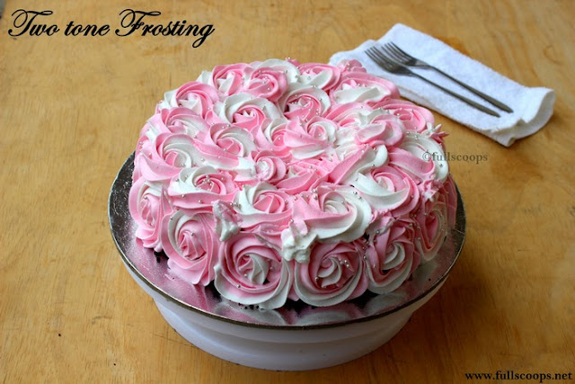 two tone frosting