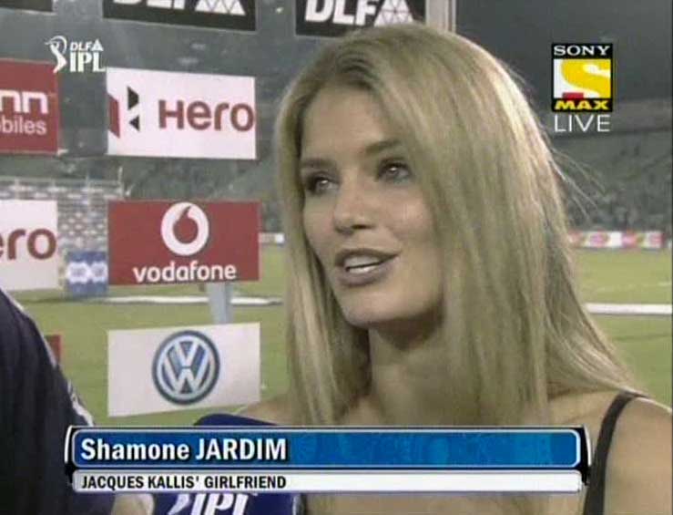 Chuichali Jacques Kallis' Girlfriend Shamone Jardim