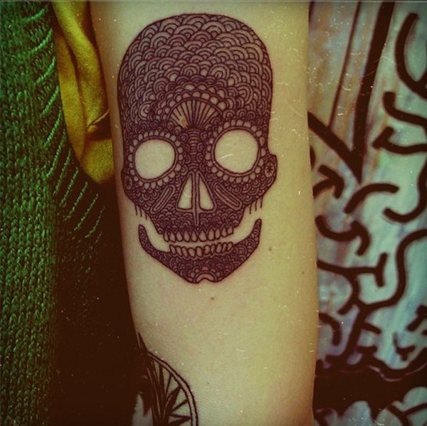 Tatuagens de caveira mexicana Tatuagens de caveira mexicana