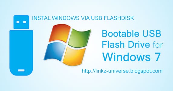 Instal Windows Via USB Flashdisk