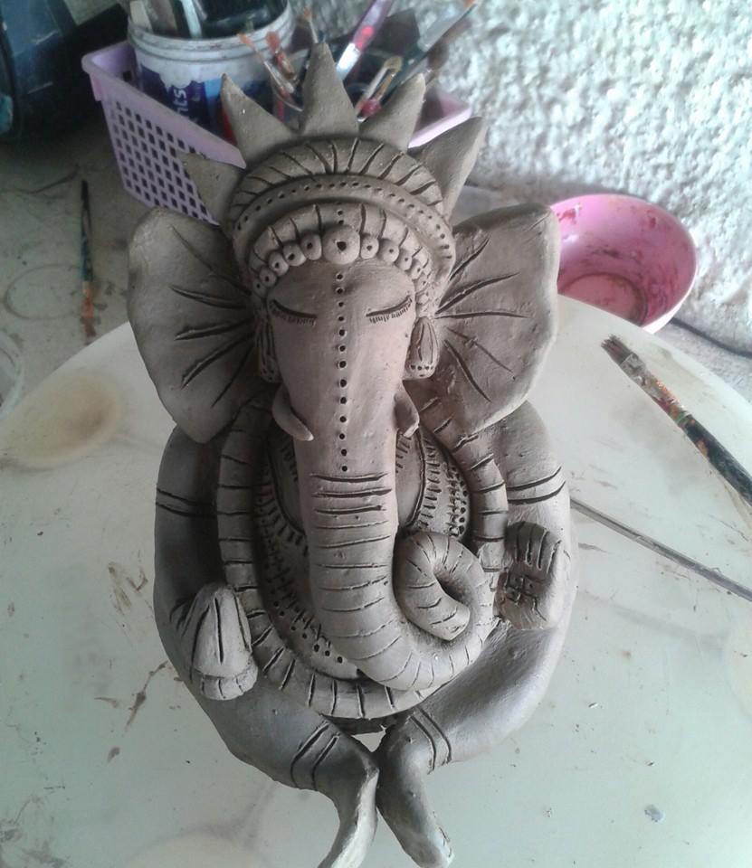 Handmade Ganesha Sculpture
