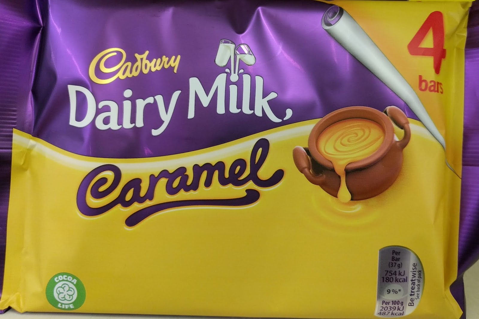 Cadbury caramel 4 pack