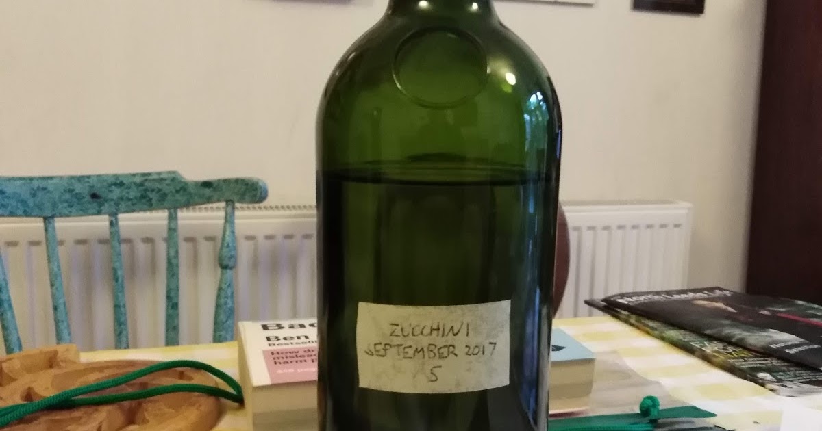 Ben's Adventures in Wine Making Zucchini Wine First Bottle (5), 14th