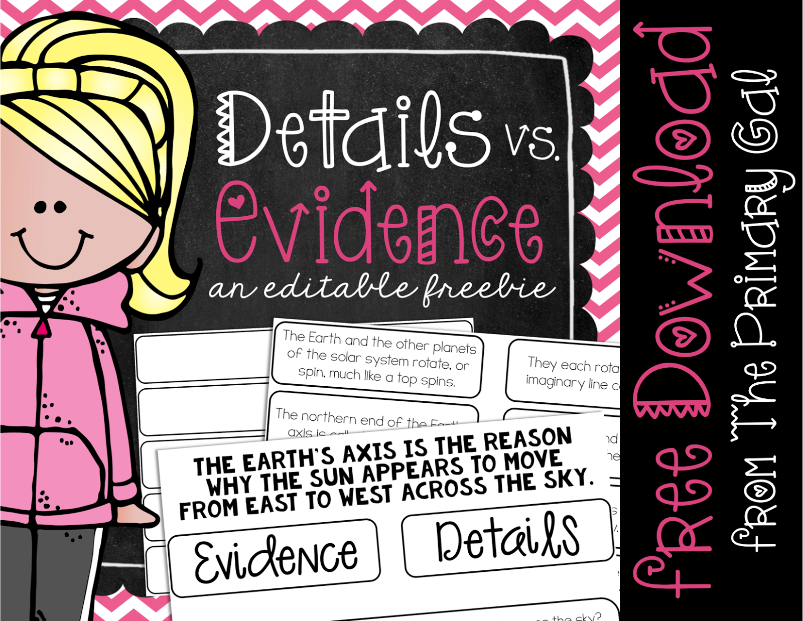 Are your students struggling to differentiate between evidence and details to support a main idea? This blog post and freebie will help you! When you've completed reading a short passage, this free printable will assist you in driving home the difference between evidence and details to support the main idea in reading. Even your most timid short answer writers will be able to easily write about what they've read. There is also a printable to further expand on your lessons for main ideas using newspaper articles.