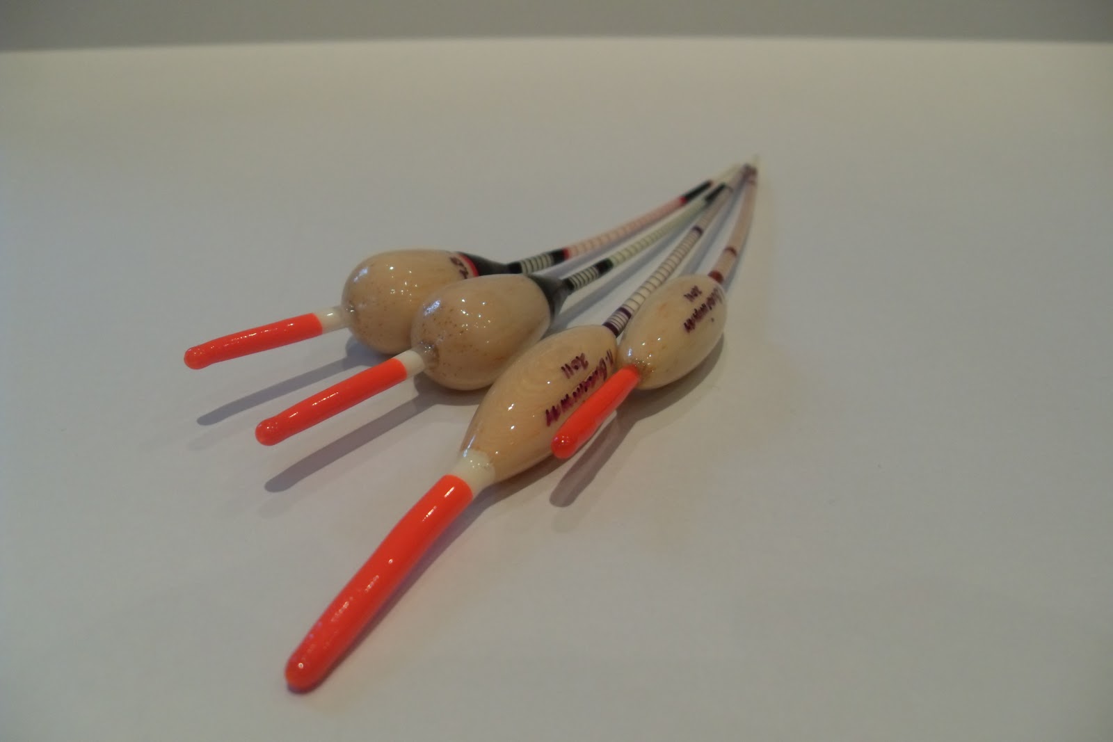 Handmade Fishing Floats by Mark Burningham. Avon floats with cane