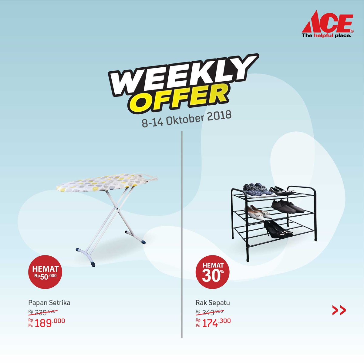 AceHardware - Promo Weekly Offer Periode 08 -14 Okt 2018 AceHardware - Promo Weekly Offer Periode 08 -14 Okt 2018