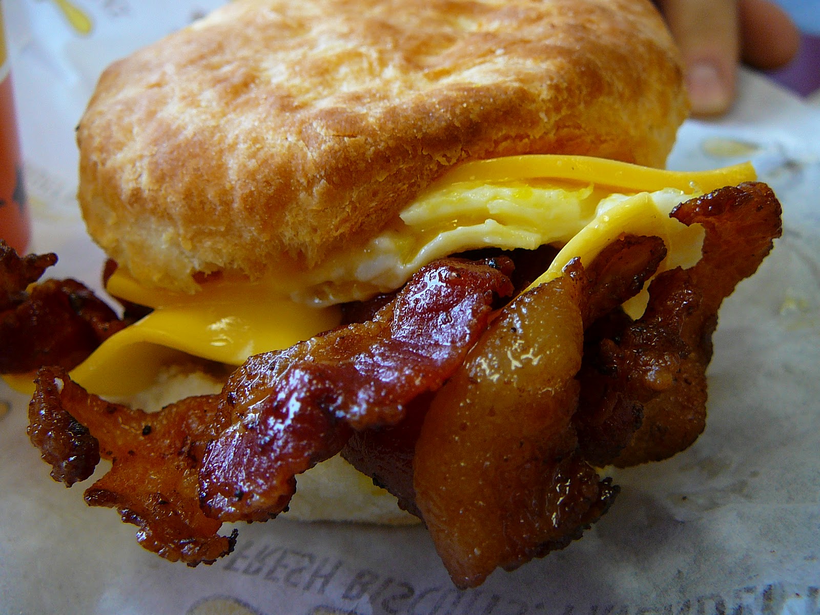 Bill Cianci's (Mostly) Burger Reviews Biscuitville Bacon, Egg and