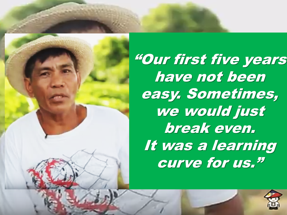  Johnny Gatuz, 55-year old, a former OFW who worked in Saudi Arabia for five years, tills his farm in San Rafael, Bulacan with the help of his wife, Marivic.  The Gatuzes borrowed P50,000 for the rent of their first hectare of land where they planted squash and okra.  Their turning point happened in 2015. They started intercropping and planting tomatoes, ampalaya, and papaya.   Before, he rents his farmlands. Now, expanded it with 4.5 hectares of land now. He also has his own water pump , power spray, grass cutter, and a hand tractor. Just 90 minutes ride away from San rafael, another smallholder farmer, Rowena Mendez Manalo proved that there is indeed money in farming, so much that his son who is a former  OFW (seaman) no longer needs to work overseas. In March last year, after two days straight  of counting every corn harvest priced at 10 each, they earned their first ₱1 million.  It was a  great relief for Manalo and her husband Jun, who two decades ago rented their first 5,000 square meters of farmland with a loaned capital of P5,000. Part of which they used in buying ampalaya and string beans seeds.  As their neighbor who are veteran farmers taunt them, her husband Jhun would console her with a promise that one day, they will have their own farm, including the lands of those who belittled them.  After 20 years, the Manalos now own seven hectares of farmland on which they grow corn and eggplants. The purple eggplants they produce make their farm resemble lavender fields during the harvest time.  These former OFWs who became farmers and now earning more than they are enjoying while working miles away from their families are now both nominated for East-West’s “Search For 35 Hero Farmers” across the country. With constant seminars combined with their own skills in farming that they have developed overtime through experiences, they are now enjoying a good life with their loved ones.  Manalo and Gatuz have both been nominated for East-West’s “Search For 35 Hero Farmers” across the country. Source: Manila Standard Read More:       ©2017 THOUGHTSKOTO www.jbsolis.com SEARCH JBSOLIS, TYPE KEYWORDS and TITLE OF ARTICLE at the box below