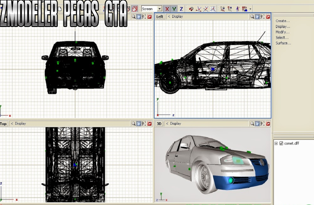 Zmodeler pe as gta pe as para zmodeler