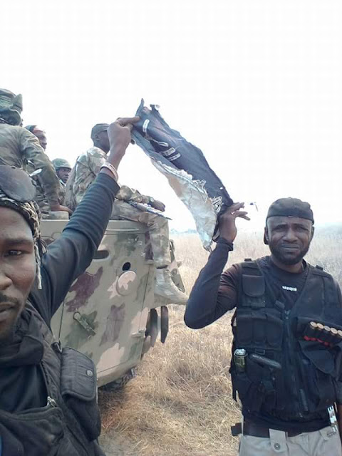 Photos: Boko Haram terrorists meet their waterloo in the hands of Civilian JTF in Borno 155 Photos: Boko Haram terrorists meet their waterloo in the hands of Civilian JTF in Borno