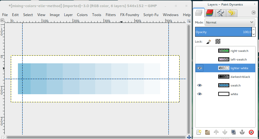 Elle Stone Method to create swatches perceptually uniform. Elle Stone Method to create swatches perceptually uniform.