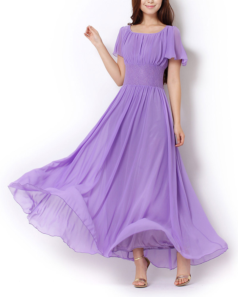 Duchess Fashion: Malaysia Online Clothes Shopping: Light Purple Short ...