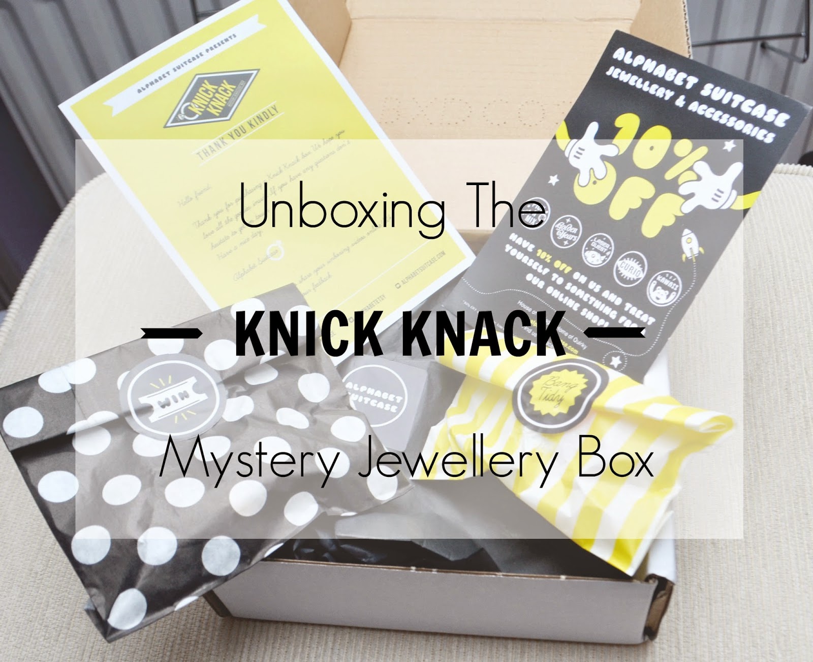 Unboxing The KNICK KNACK Mystery Jewellery Box Damzel In This Dress