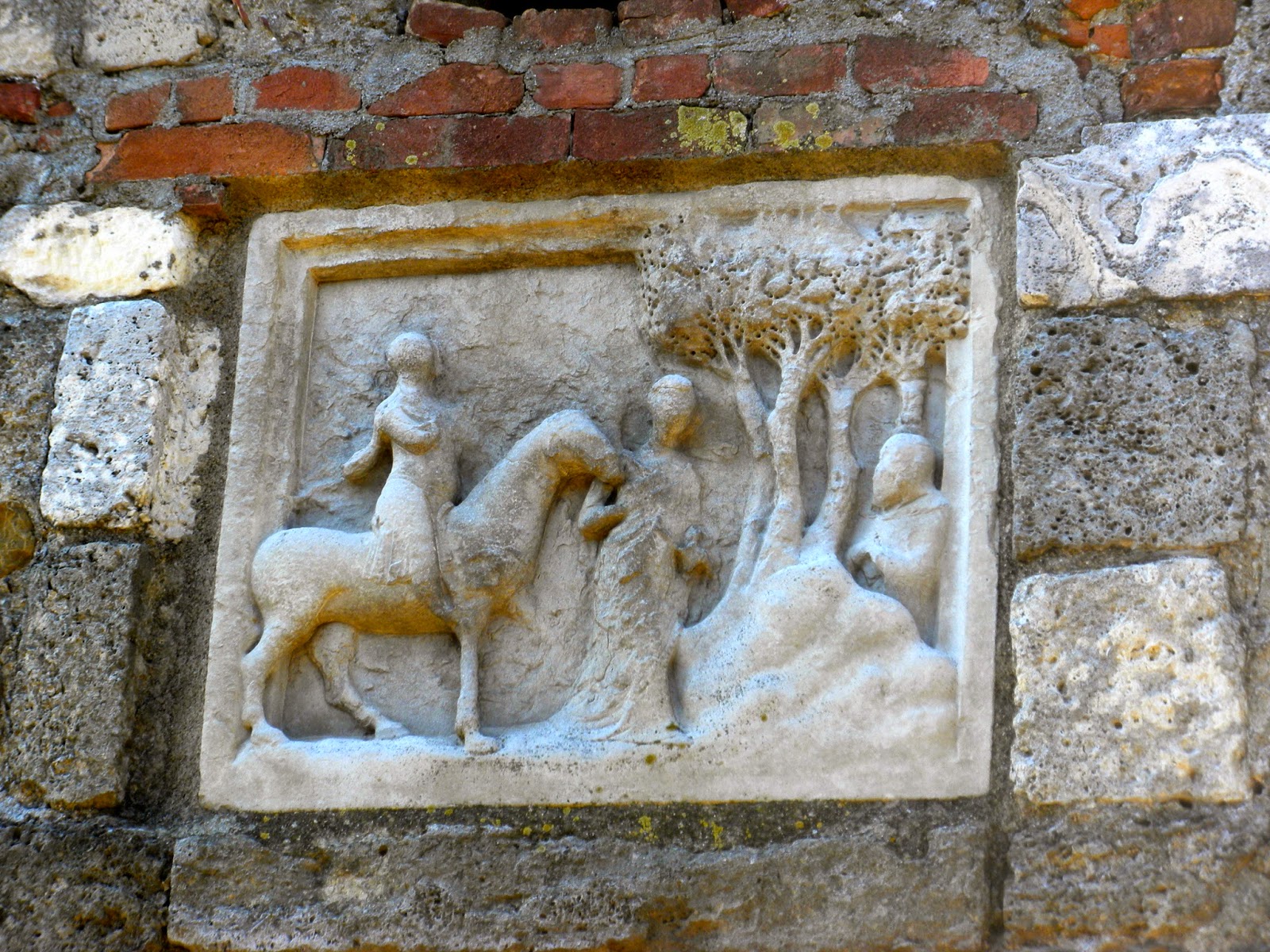 San Galgano bas-relief