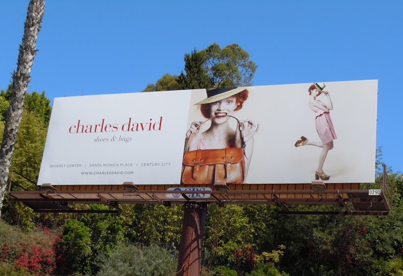 Charles David shoes and bags billboard