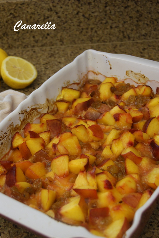 Canarella Brandy Soaked Nectarine Compote