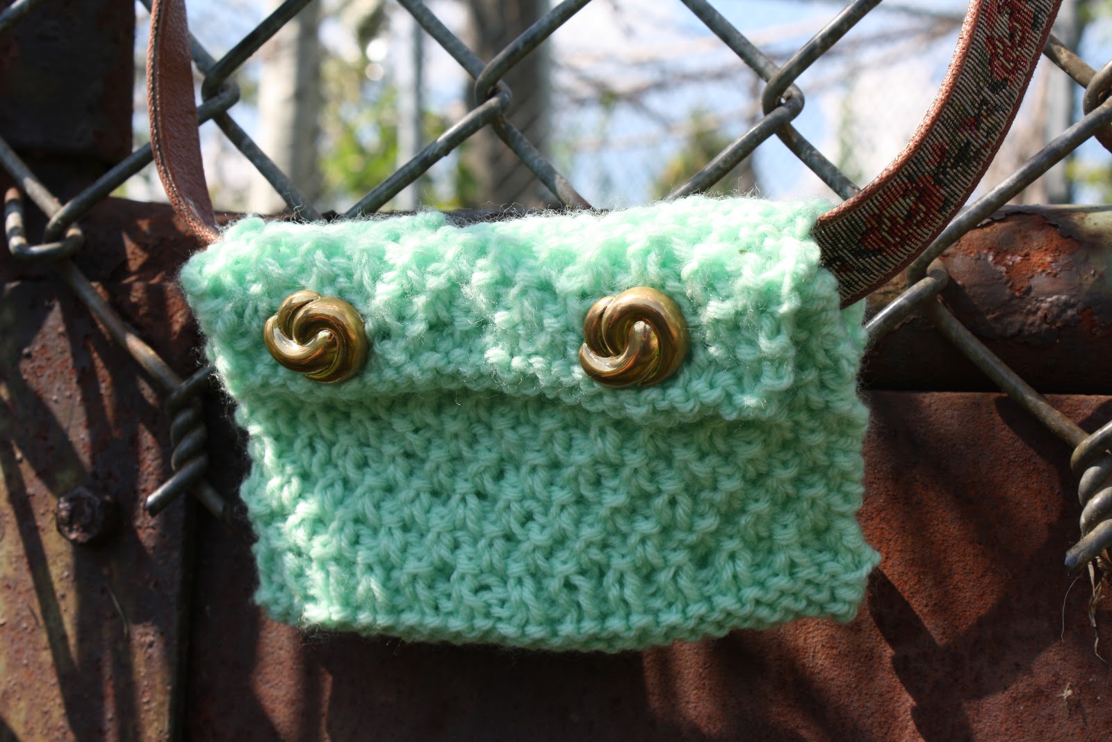 Westlake Knits hand knit fanny packs for fall 2011