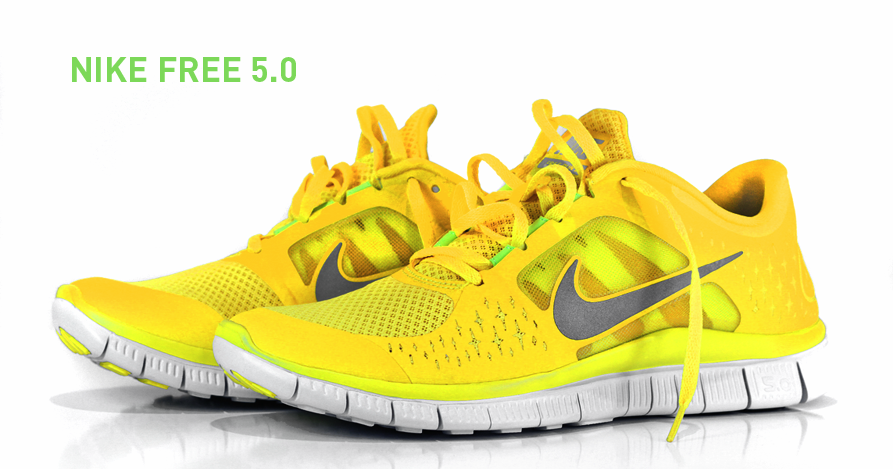 nike free run 5.0 neon green