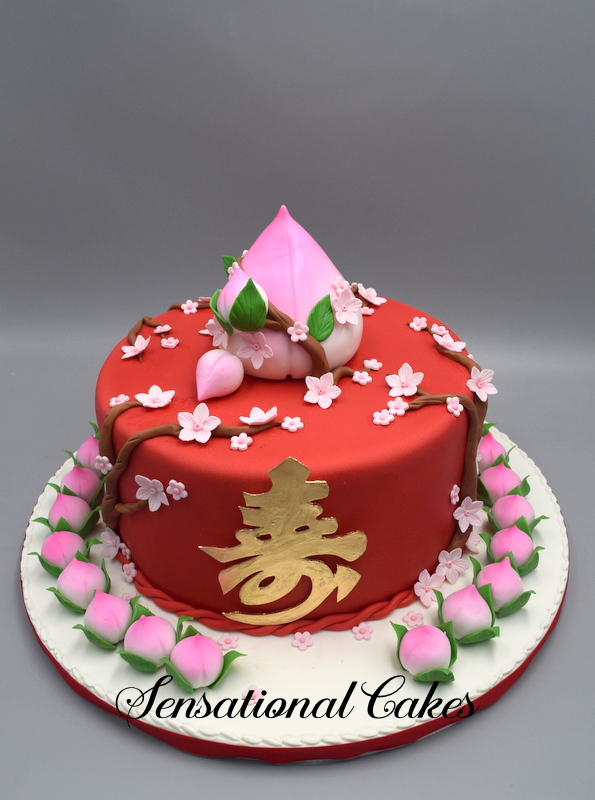 The Sensational Cakes single tier longevity cake SINGLE TIER CRANE