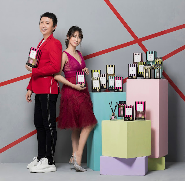 Les Parfums de Farcent (Farcent香水系列) 2019春夏時尚色彩「牡丹紅」名媛造型師劉大強.時尚名媛李晶晶.形象照