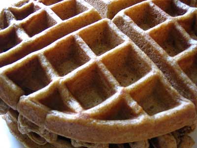 Spiced Pumpkin Waffles