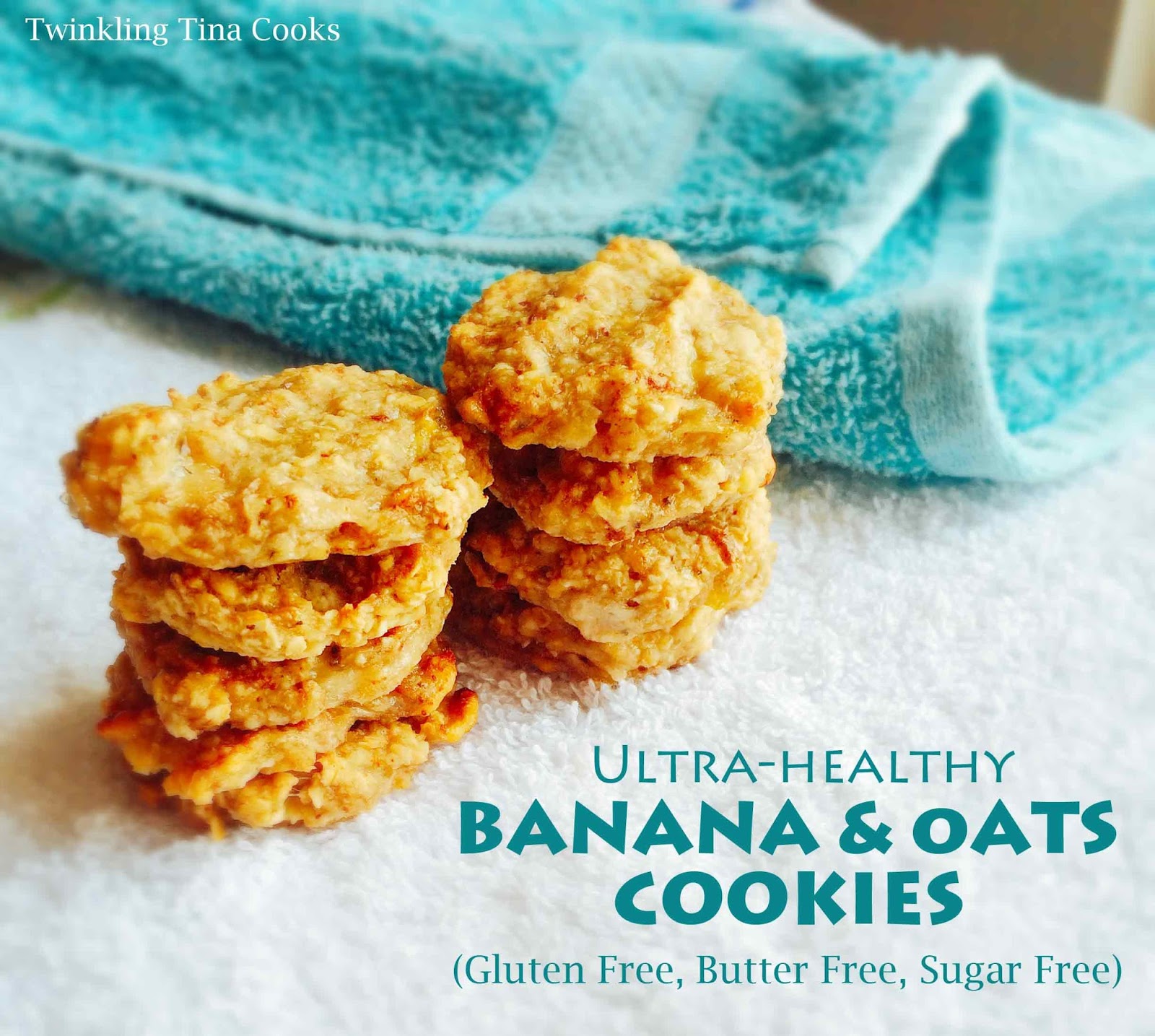 Healthy Banana & Oats cookies