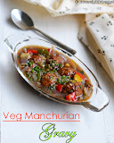 Vegetable manchurian gravy recipe