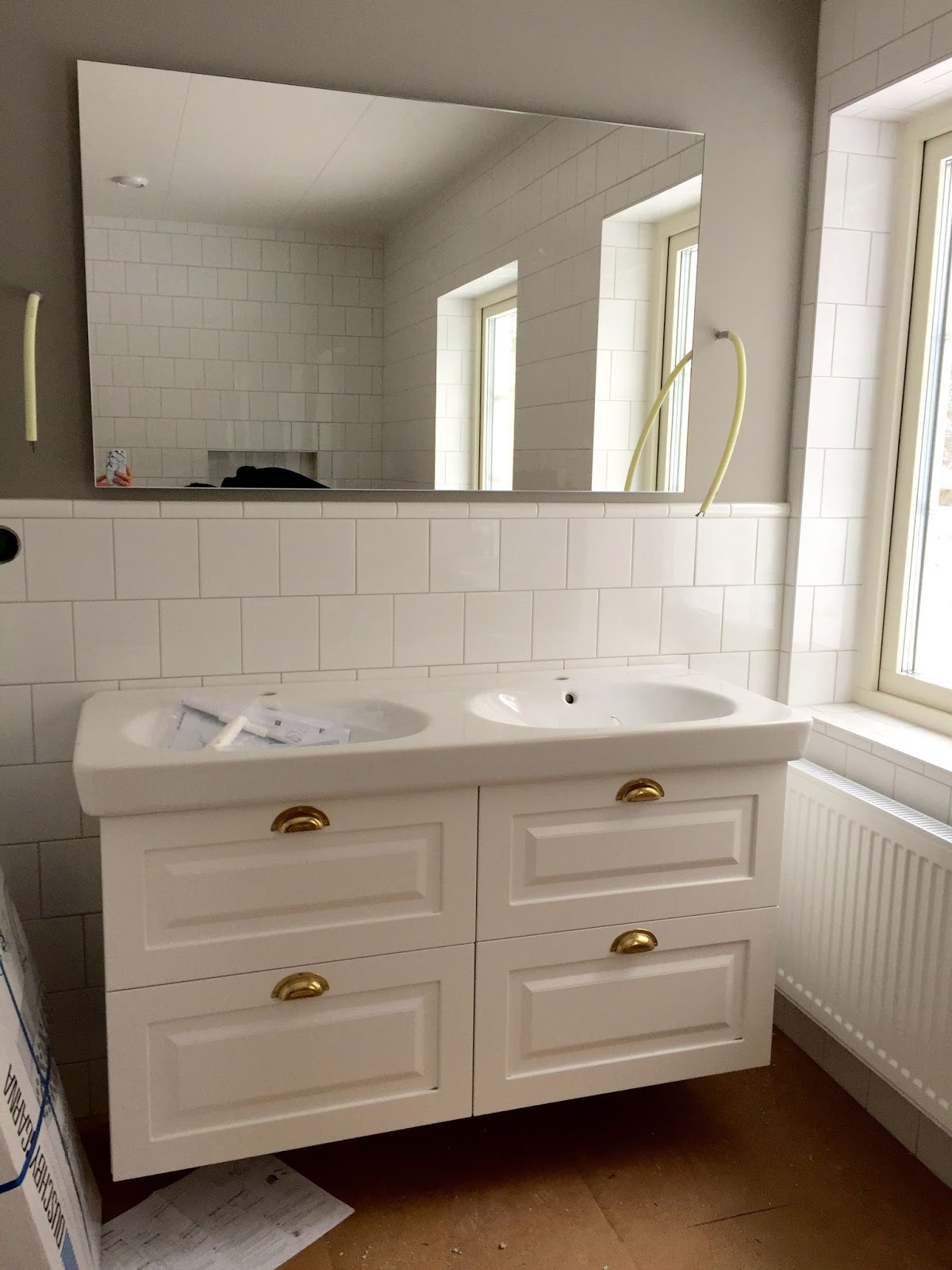 50 nyanser av vitt: uppdatering av badrummet
