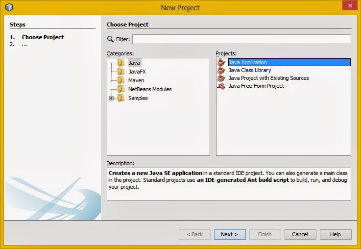 PROGRAMANDO FÁCIL: Creando proyecto en Netbeans