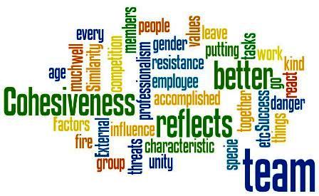 theory team convergence symbolic group cohesiveness nitie crossing problem valley motivational