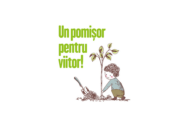 cora Romania a plantat pomi fructiferi in scoli in cadrul proiectului „Un pomisor pentru viitor” – editia a II-a