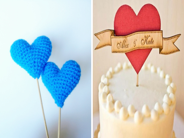 topo de bolo de romântico para casamento