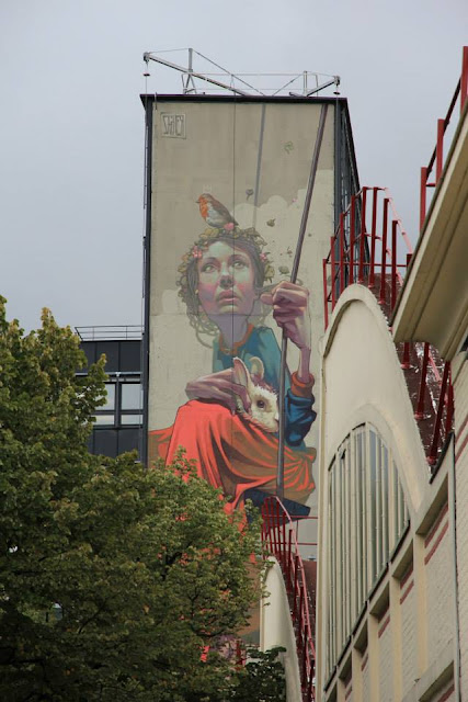Street Art By Polish Muralist Sainer From Etam Cru In Paris, France. 7