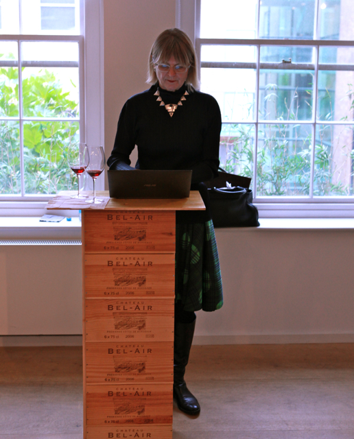 Jim's Loire Jancis Robinson MW Wine Grapes + matching lectern