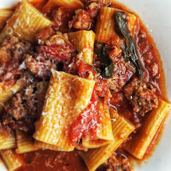rigatoni sauce meat pressure cooker instant pot recipe recipes half cut keyingredient meatballs cooking ways money using save keyword ingredient