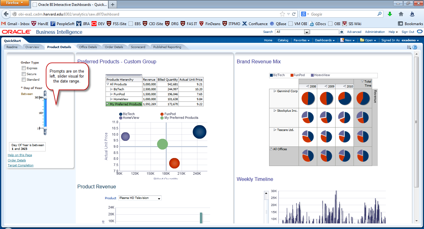 Putting ERP to Work in Higher Ed OBIEE Form Factor Design