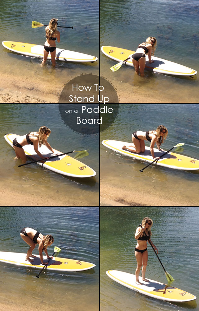 how to get up on a Stand Up Paddle Board