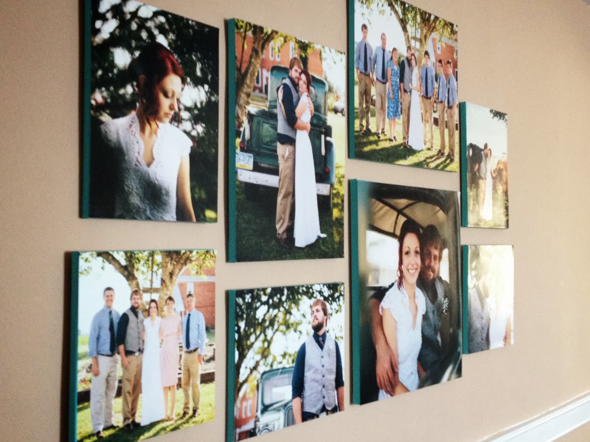 A Girl Named Katie Blog At Home DIY Photo Canvas Gallery Wall