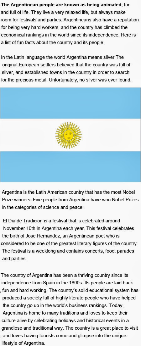 Argentina fun facts for kids