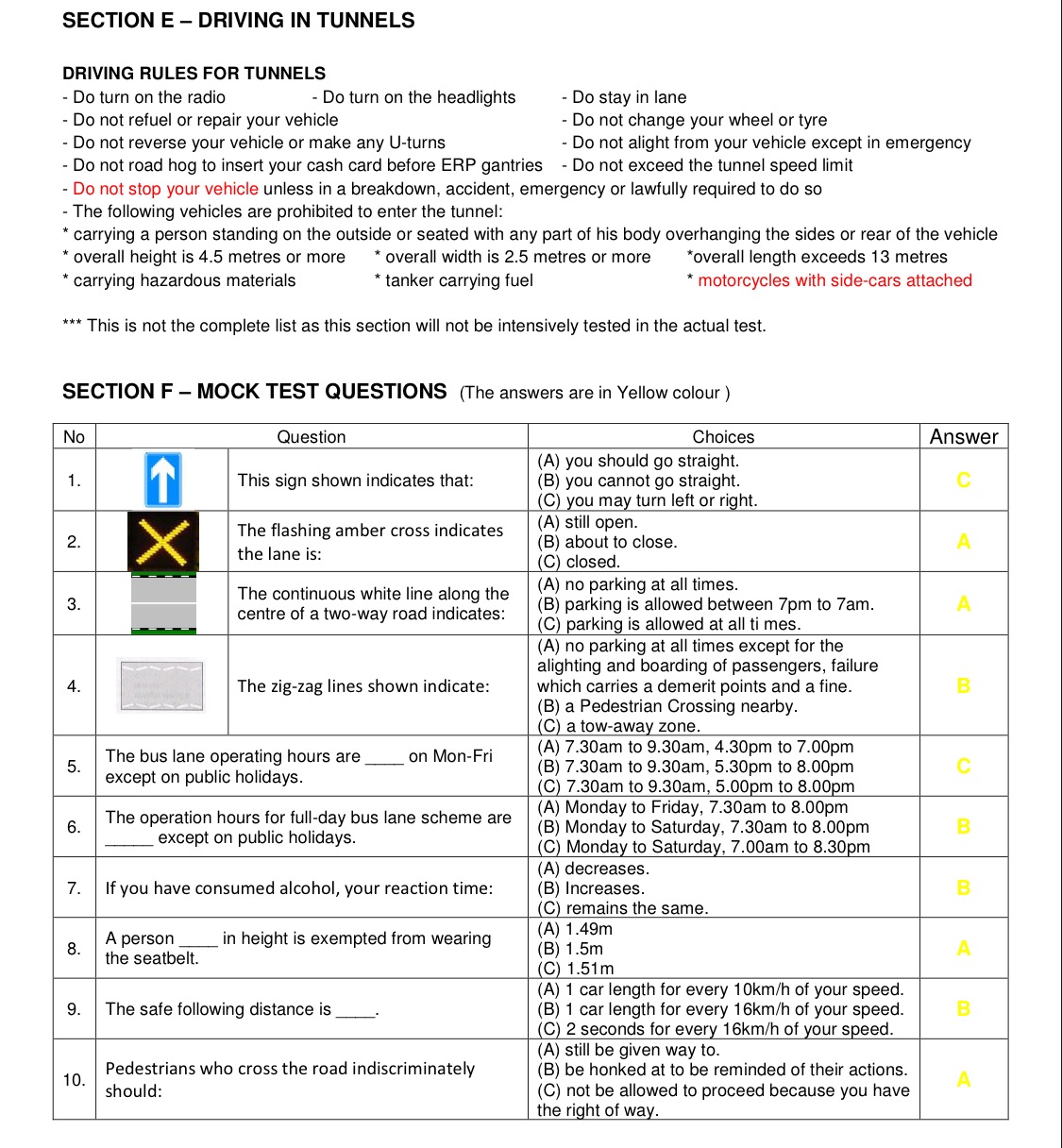 Basic Theory Test