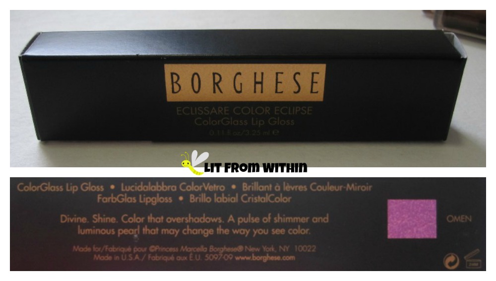 Borghese Eclissare Color Eclipse ColorGlass Lip Gloss packaging