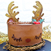 Irish cream, mousse cake, christmas , rudolph, alcohol, chocolate, coffee