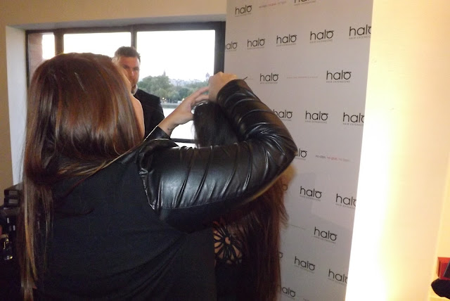 Halo Hair Extensions @ BLFW