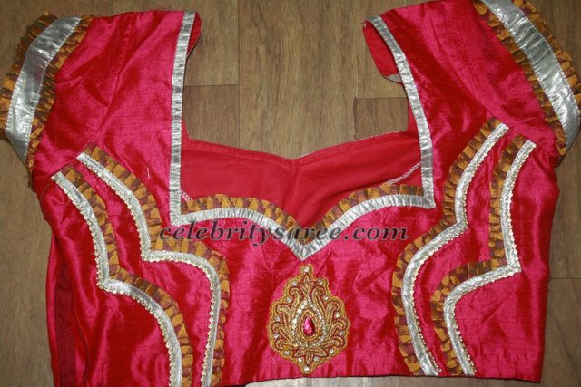 Saree Blouse Designs in Raw Silk - Saree Blouse Patterns